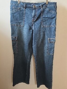 Architect Dark Blue Denim Jeans with Contrast Stitching